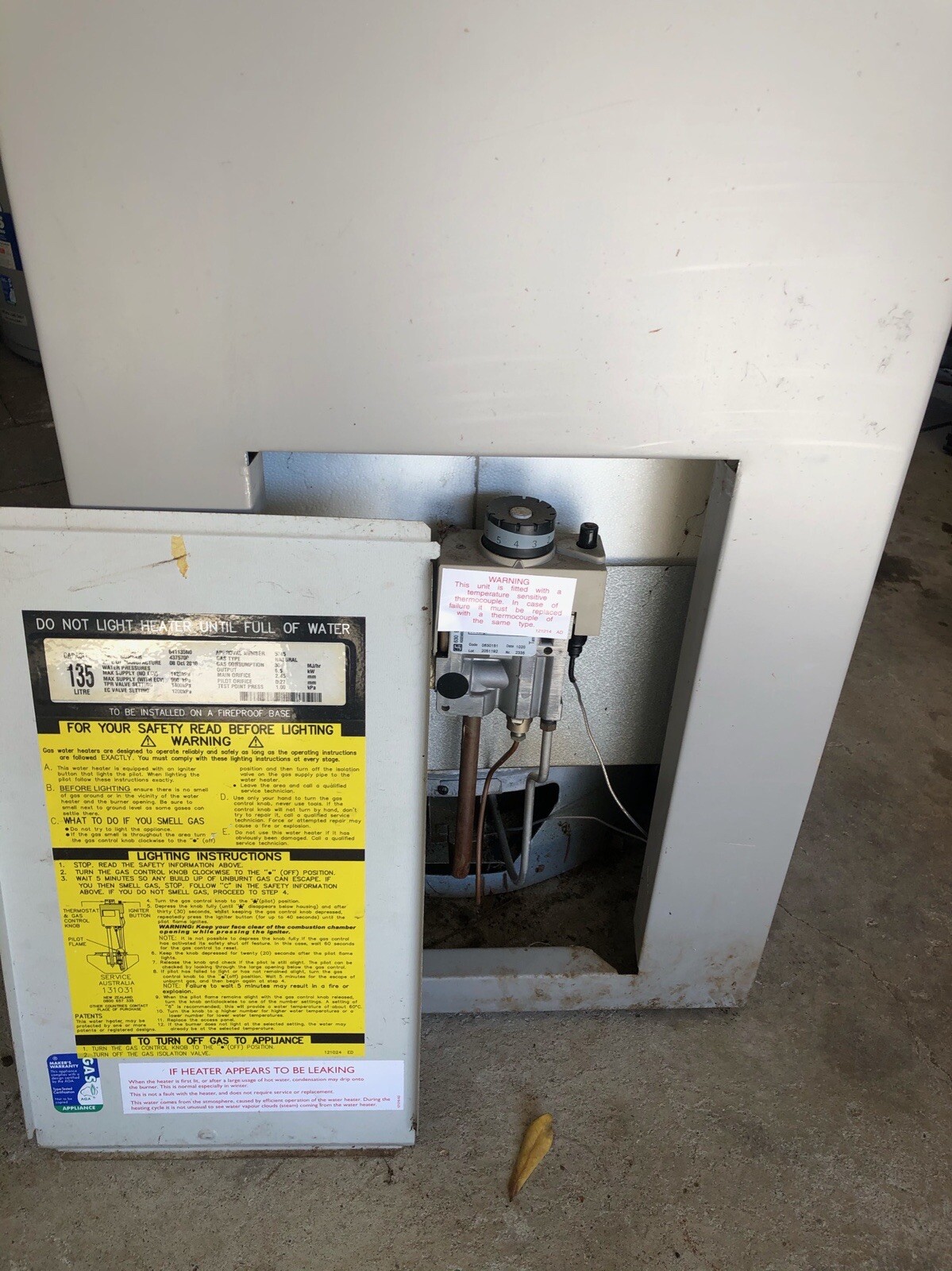 Vulcan Gas Hot Water Unit eBay