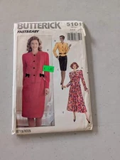 Butterick 5101 Misses' Top and Skirt Sewing Pattern(Sewing Pattern Vintage)