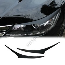 Carbon Fiber Front Headlight Eyelid Eyebrow Cover Trim For Honda Accord 2014-15 Carbon Fiber Front Headlight Eyelid Eyebrow Cover Trim For Honda Accord 2014-15