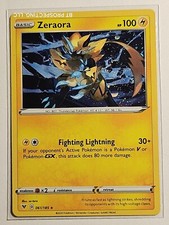 2020 Sword & Shield Vivid Voltage Zeraora 61/185 Cosmo Holo