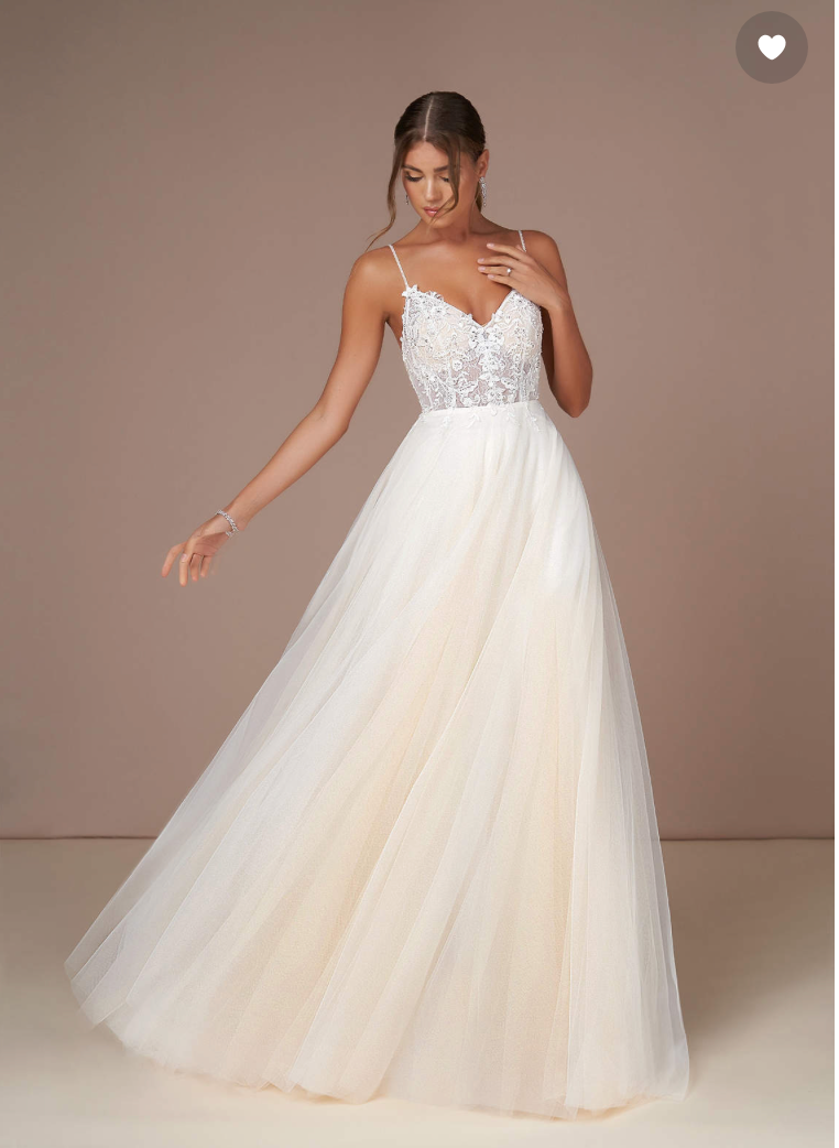 Azazie Wedding Dress Tatiana A-Line custom size petite bride | eBay