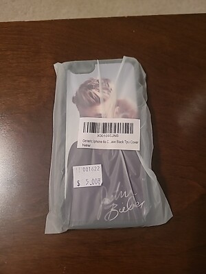 Nice Apple I Phone 6 S Justin Bieber Black Cell Phone Case. NIP. 001622