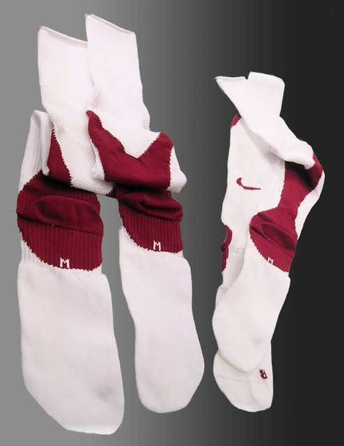 white nike football socks