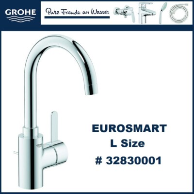 GROHE 32830001 Waschbecken Einhebelmischer hoch L - Size EUROSMART Long-Life