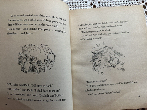 Three Stories From Winnie The Pooh A A Milne Scholastic 1966 USA Vintage Book - Imagen 10 de 13