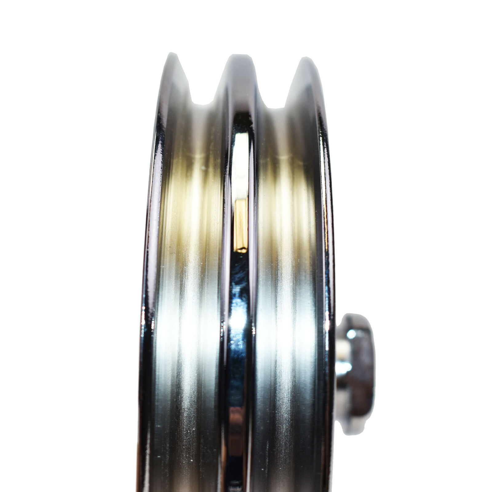 GM Saginaw Power Steering Pump DoubleGroove Steel Pulley (Chrome) eBay