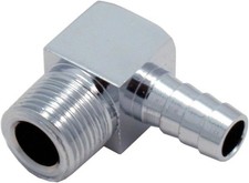 Performance 5946 Chrome 90 Degree Fuel Fitting