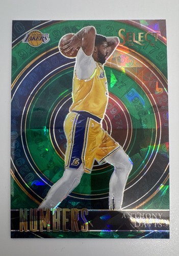 Anthony Davis #27 2020 Panini Select Numbers card