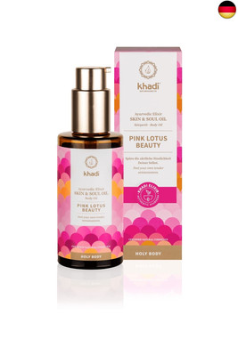 khadi PINK LOTUS BEAUTY Ayurvedisches Elixier Skin & Soul Oil,