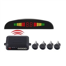 Kabelloser Auto-Parksensor mit LED-Einparkhilfe und 4 Sensoren, Rückfahrkam8012