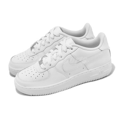 Nike Air Force LE GS AF1 Triple White Junior Kid Women Casual