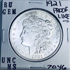 1921 BU GEM MORGAN SILVER DOLLAR UNC MS+++ U.S. MINT RARE COIN 7046