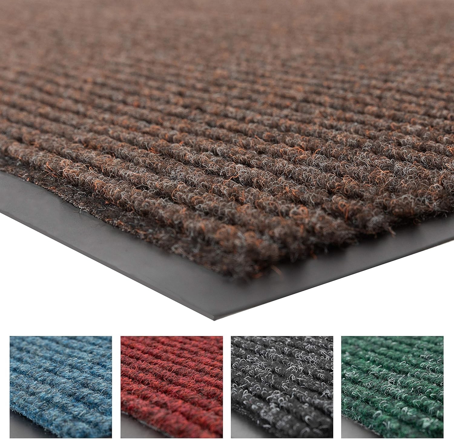Notrax 109 Brush Step Carpeted Indoor/Outdoor Entrance Mat for Home or Office, 3