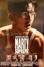 Marty Supreme Signed Cast And Crew Original Movie Poster A24 27x39