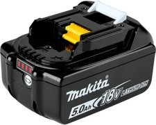 Batteria Makita 18V 5.0 Ah Originale | BL1850B Litio, Indicatore LED, LXT
