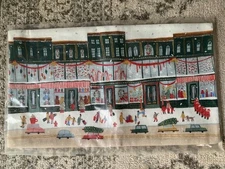 West Elm Pottery Barn Holiday Window Shopping Pillow Cover 12"x21" Christmas