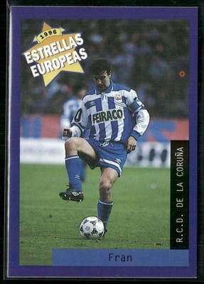 1996 Panini Estrellas Europeas Fran RCD De La Coruna #54