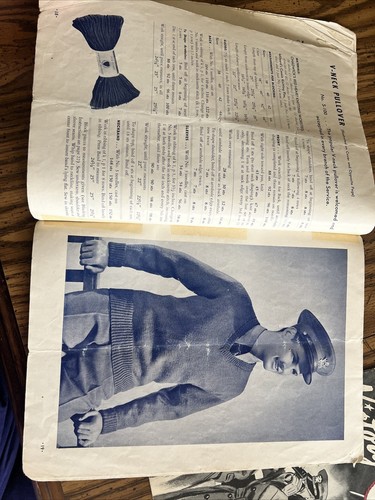 World War 2 WWII Knitting Magazines 1941 Knit for Defense, 1943 Knit for Victory - Picture 12 of 23