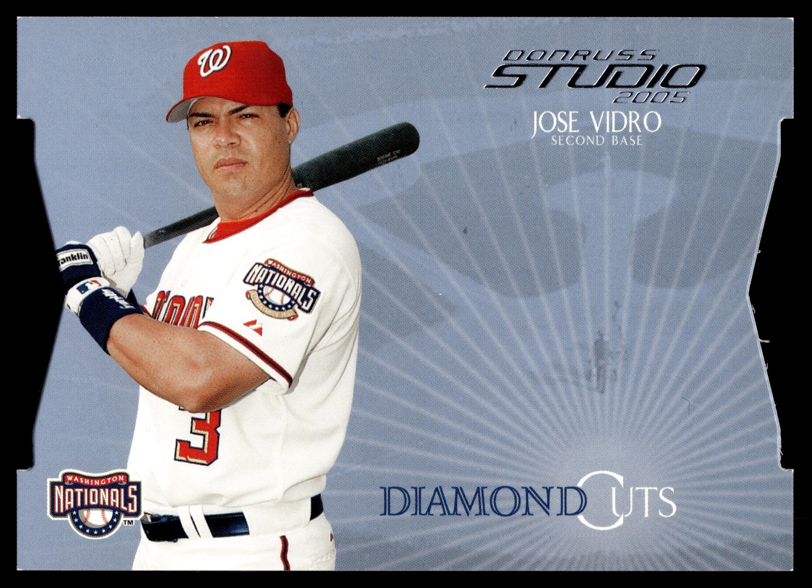 2005 Donruss Studio #DC-23 Jose Vidro Diamond Cuts #/1250