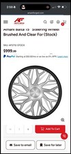 Amani Forged Custom 26 Inch Rims Wheels Tire Set 4 Matching Steering Wheel