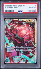 PSA 10 Roronoa Zoro SEC OP06-118 Wings of the Captain One Piece Card