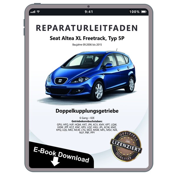 Seat Altea 2006-2015 6 Gang Automatikgetriebe Dkg 02E Reparaturhandbuch Download-image