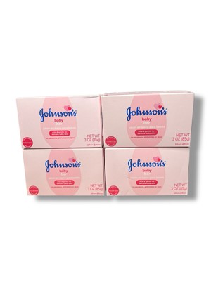 Johnson's Baby Bar Soap 3oz ( 4 bars )