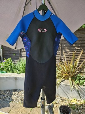 TWF Damengröße 18 2,5 mm Shorty Neoprenanzug Surfen Schwimmen Tauchen Paddel