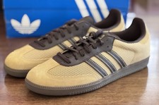 Men's Size 13 - adidas Samba OG Golden Beige Dark Brown Gum New In Box