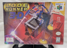 Lode Runner 3-D - N64 - Factory Sealed - Very Good Condition