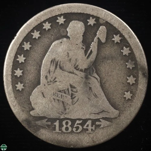 1854-O Seated Liberty Quarter — photo from another recent sale
