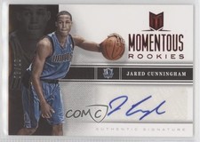 2012-13 Panini Momentum Momentous Rookies Red 3/10 Jared Cunningham #33 Auto 1f1