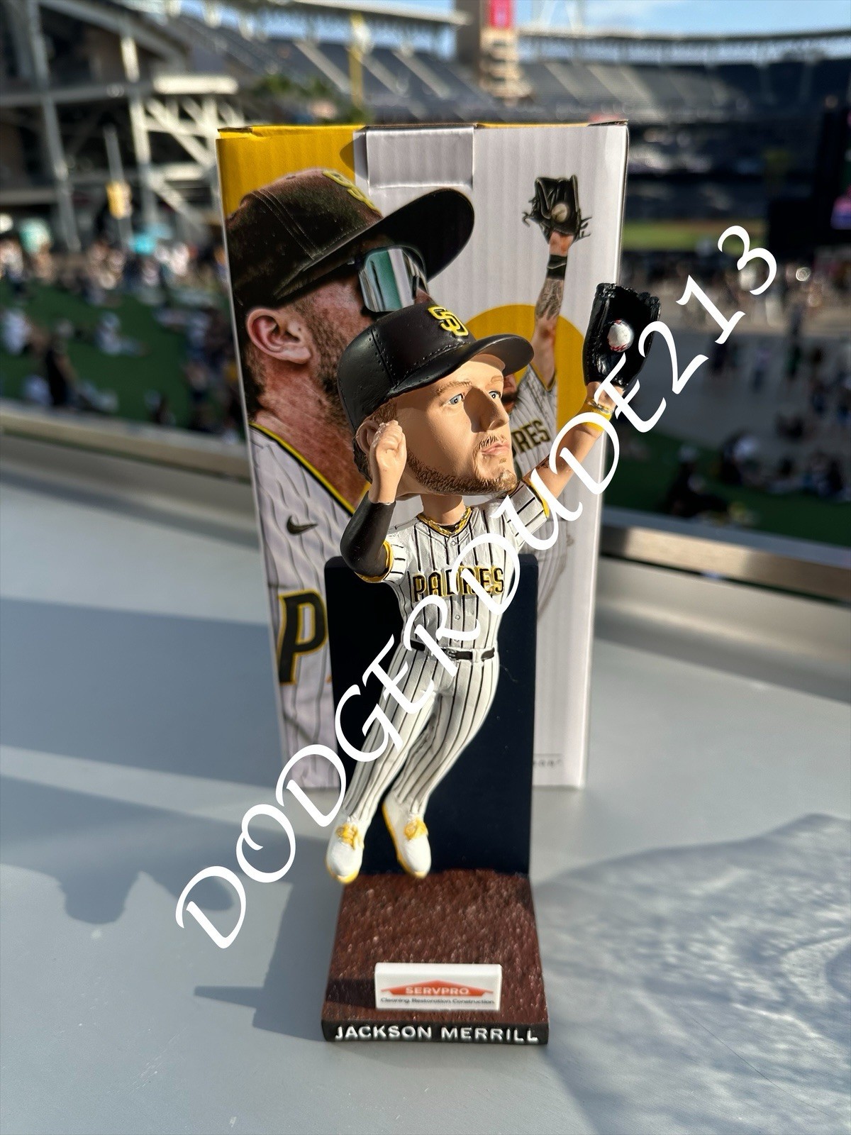 🔥 Jackson Merrill Robbery Wall Catch Bobblehead SD Padres 8/24/26 🔥