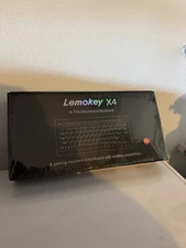 Lemokey X4 Wired Mechanical Gaming Keyboard 100% Layout Brown Switch Black