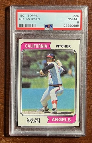 1974 Topps Nolan Ryan🚂PSA 8⚾️NM-MINT💎Great Colors🎨CENTERED🎯HIGH END🔥Wow!
