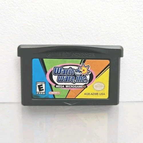 Wario Ware Inc: Mega Microgames (GBA, Nintendo Game Boy Advance, 2003)
