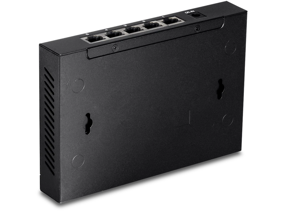 TRENDnet 5-Port Unmanaged 2.5G Gaming Switch, TEG-S350, 5 x 2.5GBase-T Ports, - Image 3 of 4