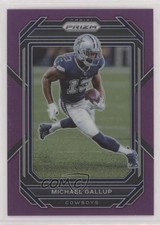 2022 Panini Prizm Purple Prizm 72/125 Michael Gallup #80 02g4