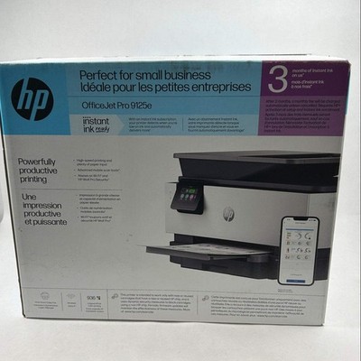 New HP Office Jet Pro 9125E All-in-One Printer 403X0A#B1H
