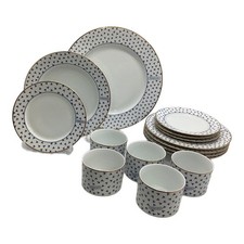 TIFFANY & Co. Servizio da tavola Dancing T Place 16 pezzi piatto zuppa cocotte mai usato