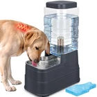 2.2 Gallon Pet Automatic Dog Water Dispenser Cat Gravity Waterer Feeder with ...