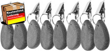 Marmor Tischdeckenbeschwerer Clips Set 8 schwarz für Hochzeit Party Garten