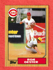 1987 Topps #172 Ron Oester Reds
