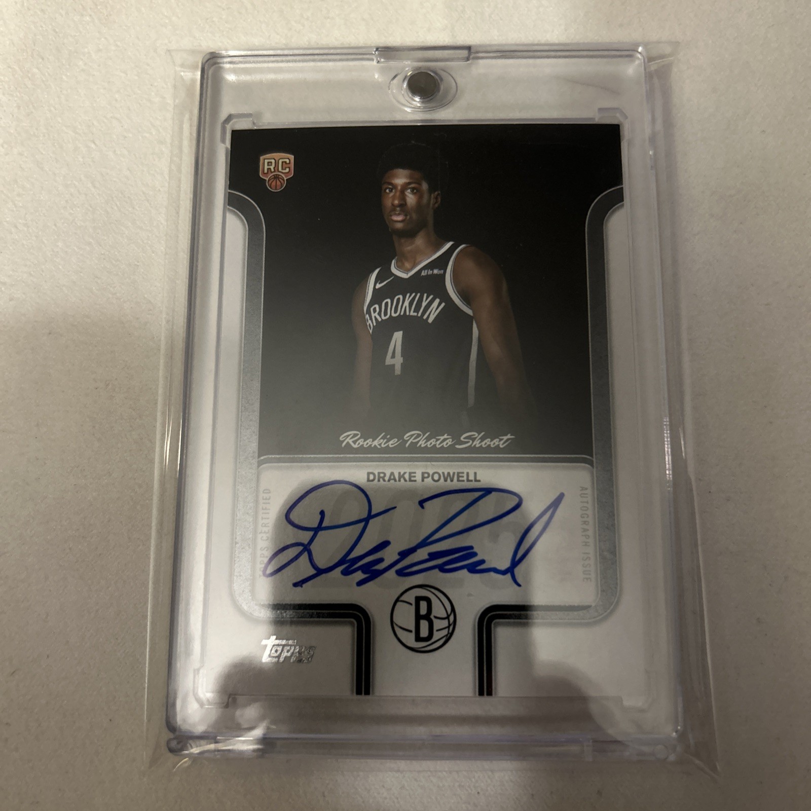 2025-26 Topps Drake Powell Rookie Photo Shoot On Card  Autograph RC NETS 🔥🔥
