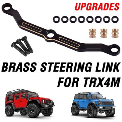 RC Steering Link Rod Tie Set Brass Traxxas TRX-4M 1/18 Upgrades Teile RC Crawler