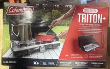 Coleman Triton 2-Burner Propane Camping Stove with InstaStart Ignition Portable