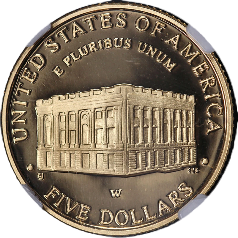 2001-W Capitol Commemorative Gold $5 NGC PF70 Ultra Cameo - Image 2 of 4