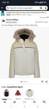 Tommy Hilfiger Girls Chevron Puffer