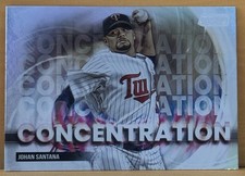 2025 Topps Stadium Club Johan Santana Concentration Minnesota Twins C-21