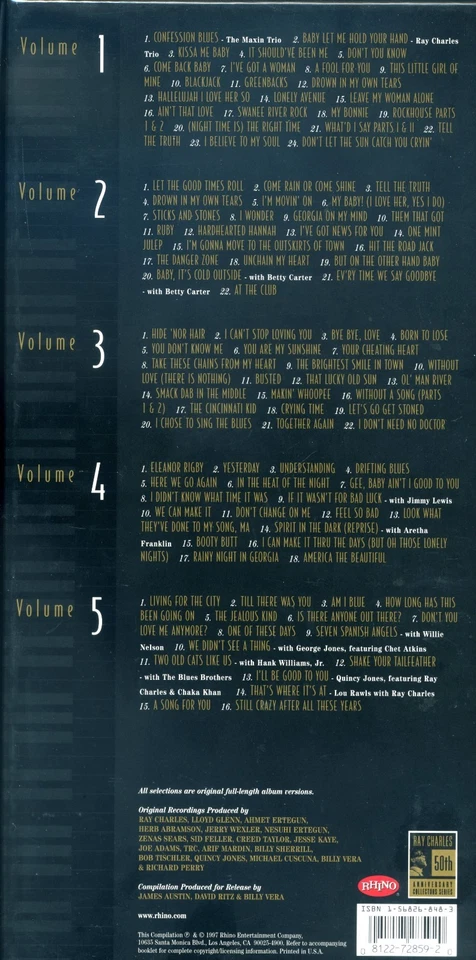 Ray Charles: Genius & Soul - The 50th Anniversary Collection - 4-CD-Box-Set - Bild 2 von 2